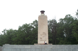 One of a billion memorials in Gettysburg, PA.